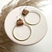 see more listings in the Leather earrings section