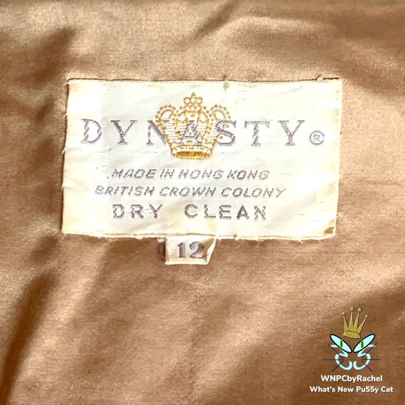 1960s Dynasty Hong Kong Gold Beaded Jacket, Medium Gem