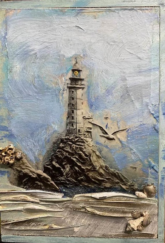 cigar box, keepsake box, lighthouse theme, decorative boxes, gift box, unique gifts