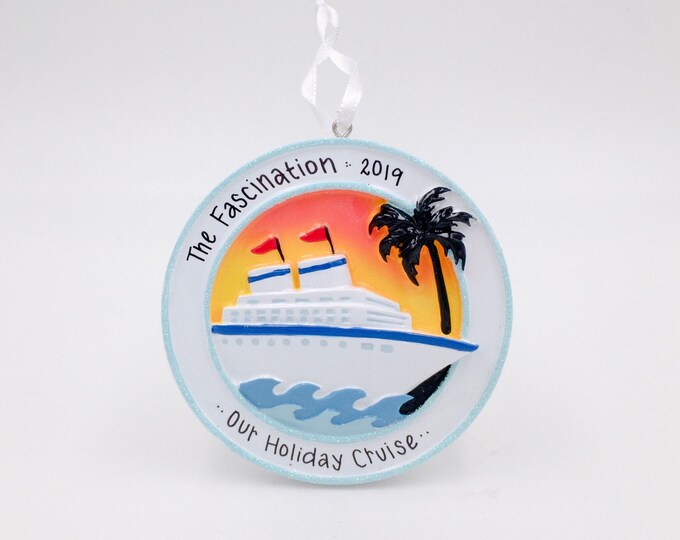 Cruise Ship Personalized Christmas Ornament / Cruise Ornament Etsy