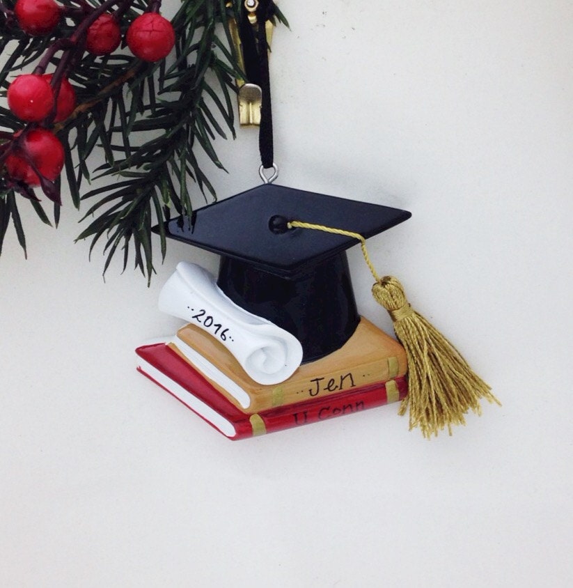 Graduation Cap Christmas Ornament 