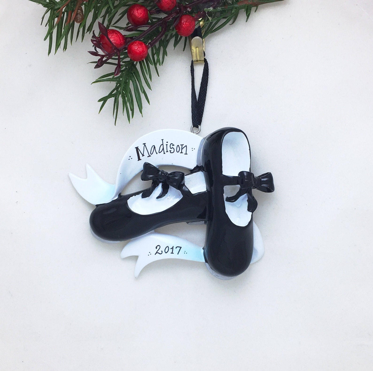 Tap Shoes Ornament / Personalized Ornament Tap Dancer / Dancer Etsy