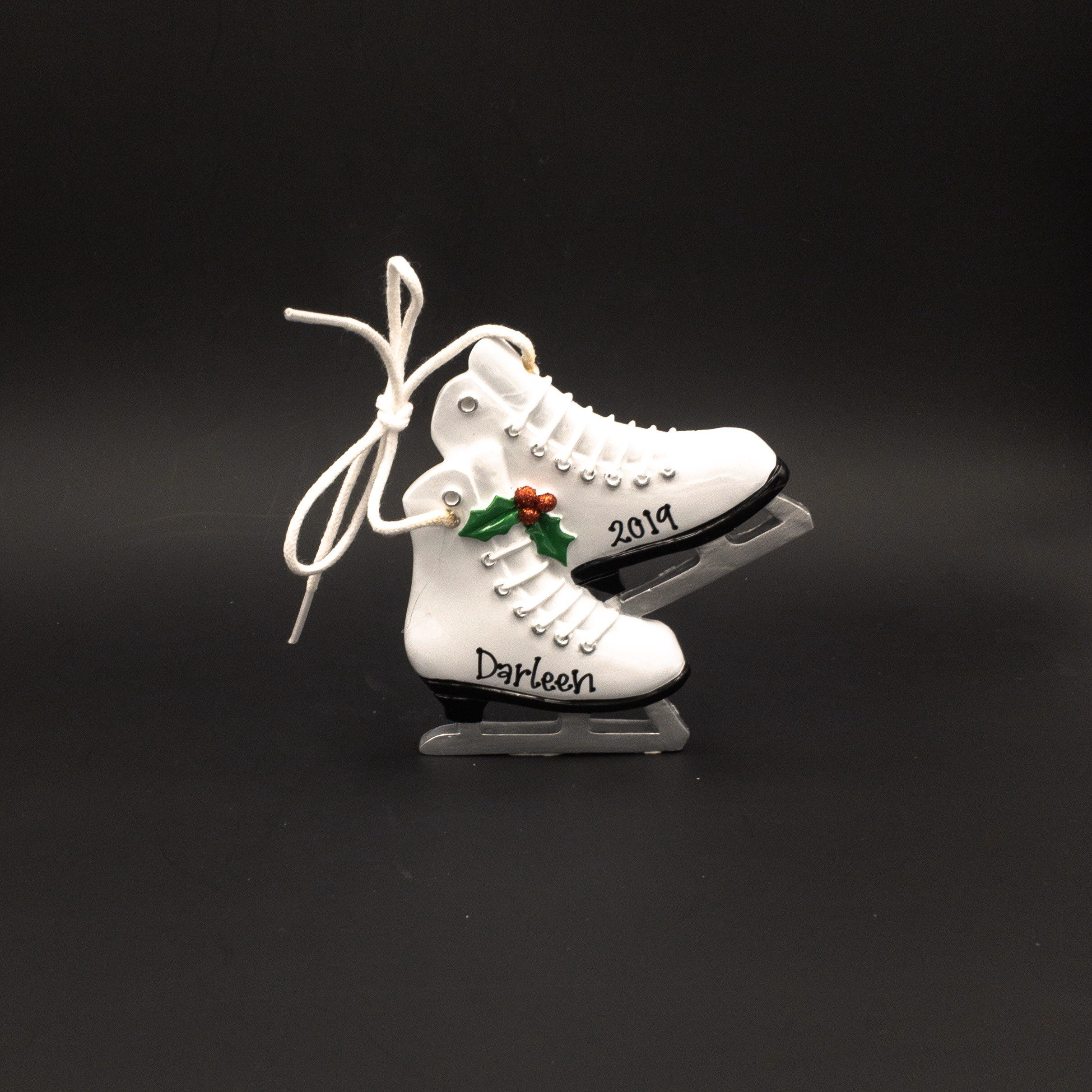 Ice Skates Personalized Christmas Ornament / Figure Skater Ornament /…