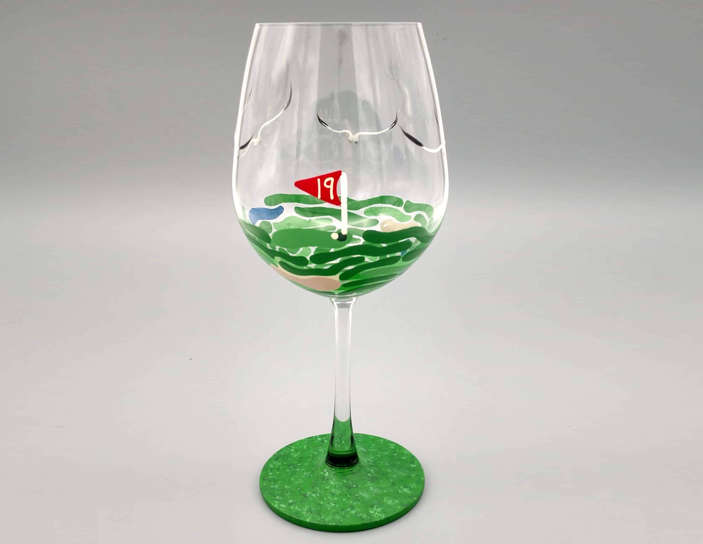 Golf Theme 19th Hole Whiskey Glass Gift - Crystal Imagery
