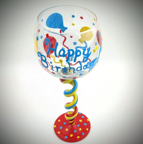 unique hand painted wine glasses dotted image happy birthday hand painted wine glass unique etsy unique hand painted wine glasses dotted image happy birthday hand painted wine glass unique etsy