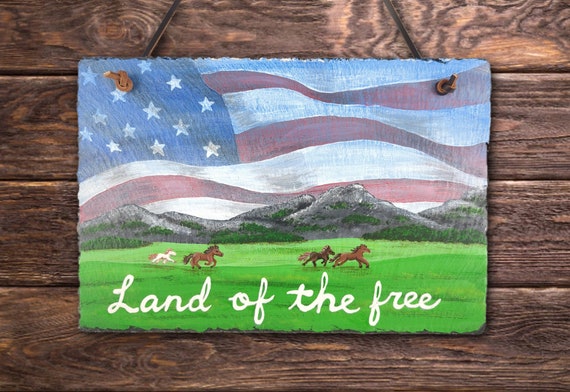 Beach Scene with Seagulls & Adirondack Chairs - Hand Painted Slate - Hanging Picture Sign - Indoor or Outdoor
