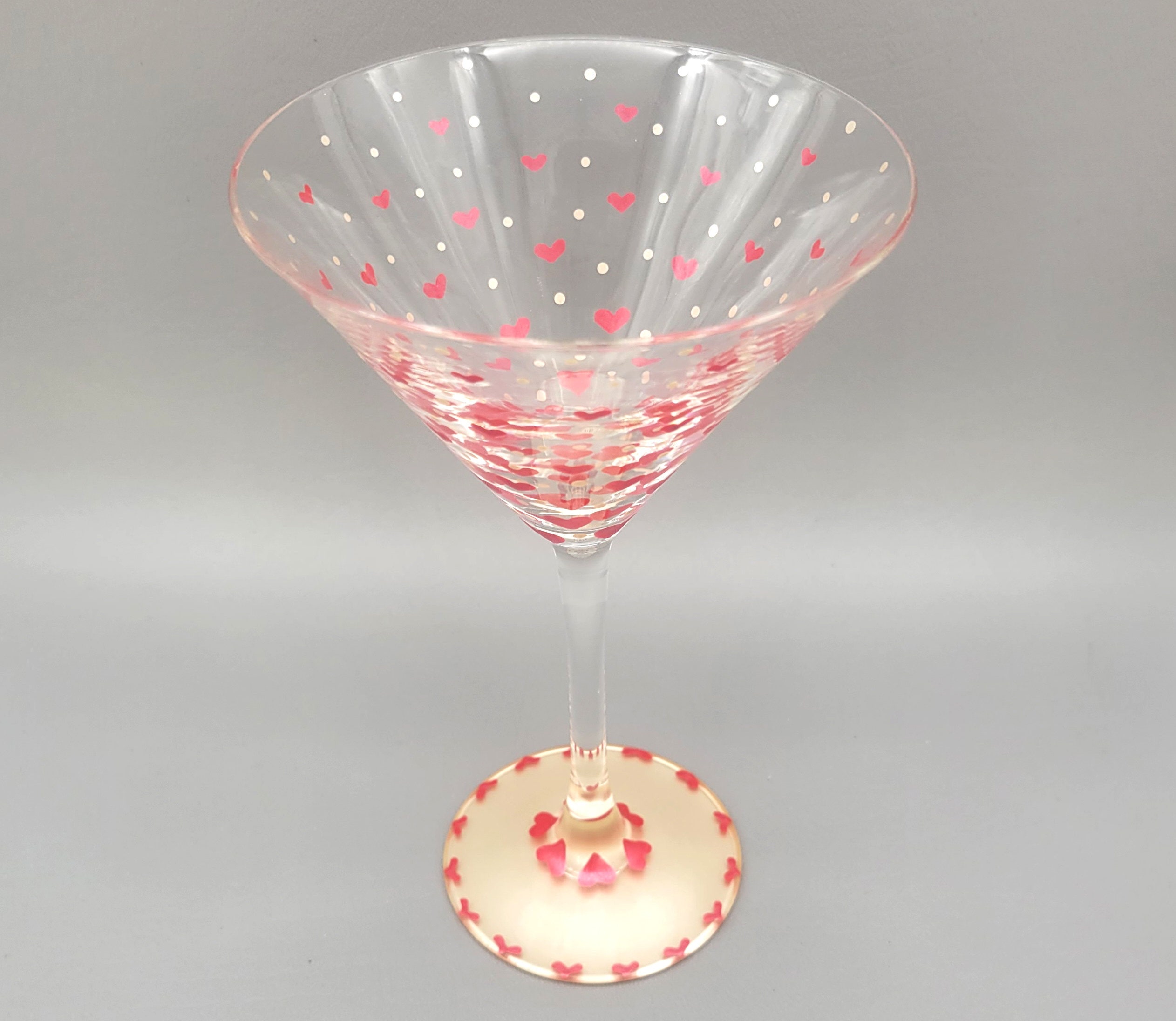 Acrylic Martini Glass custom printed 10 oz 24 glasses