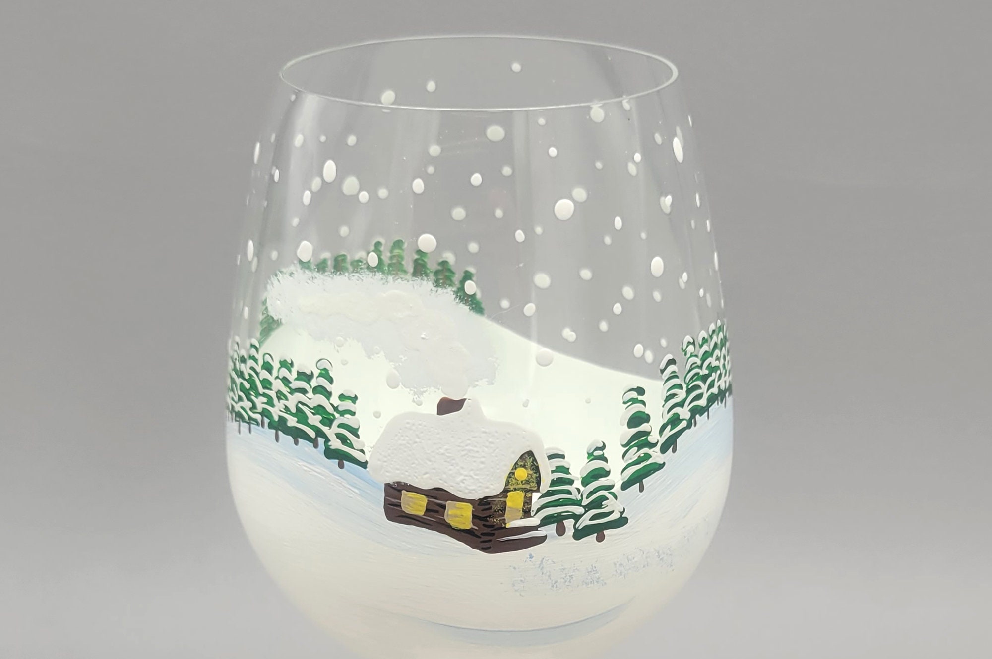 Northwoods Bear Stemless Wine Glasses - Set of 4