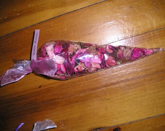 Popurrí suave con aroma a rosas