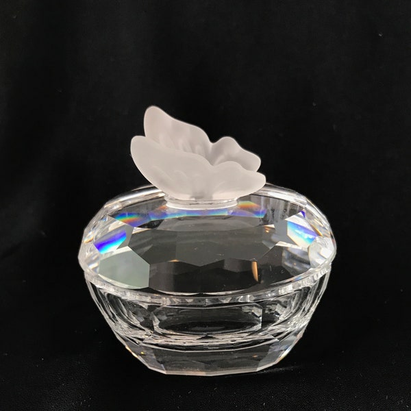 Swarovski Butterfly Crystal Trinket Box