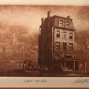 Copper Plate Vintage Etching limited edition 38/200