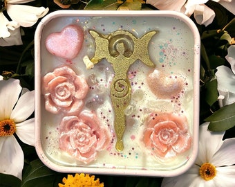 Divine Feminine Moon Goddess Candle