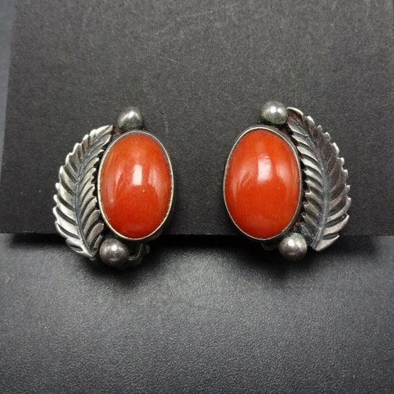 Etsy sale coral earrings