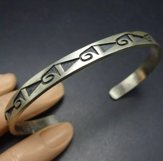 Magnificent Padilla Family Vintage Native American Navajo Turquoise Sterling Silver Bracelet Old Magnificent Padilla Family Vintage Native American Navajo Turquoise Sterling Silver Bracelet Old