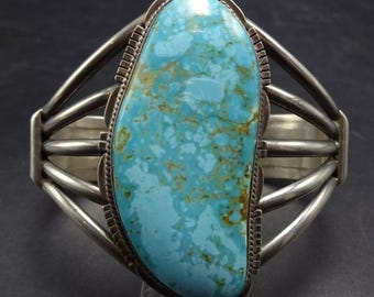 NAVAJO JB刻印 Sterling Silver ターコイズ バングル メンズ