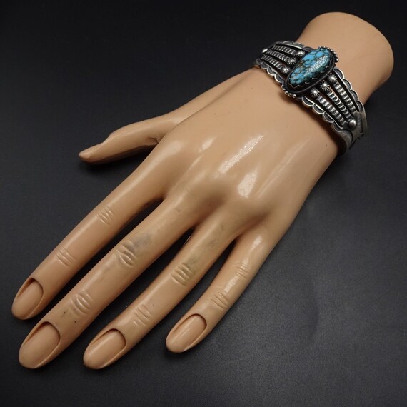 Buy Jacob D Morgan NAVAJO Hand-stamped Sterling Silver #8