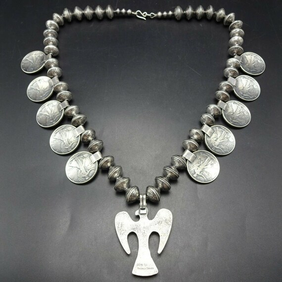 Navajo mercury hotsell dime necklace