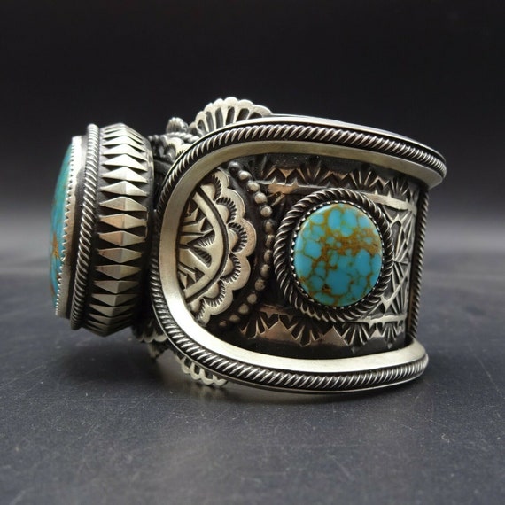 Eve Anderson Vintage Navajo Native American Sterling Silver Bracelet Old Eve Anderson Vintage Navajo Native American Sterling Silver Bracelet Old