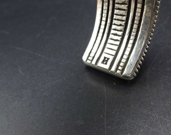 Harrison Jim NAVAJO Sterling Silver TURQUOISE CORAL Cobblestone
