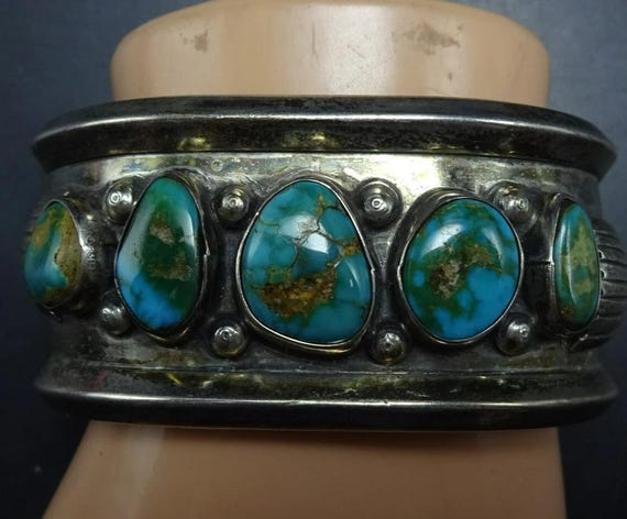 Steadfast Old EASTER BLUE TURQUOISE Sterling Silv… - image 4