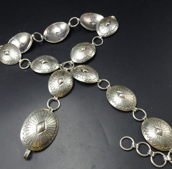 Huge Huge Vintage Navajo Orville Tsinnie Lapis Domed Sterling Native American Jewelry Silver Earrings Huge Huge Vintage Navajo Orville Tsinnie Lapis Domed Sterling Native American Jewelry Silver Earrings