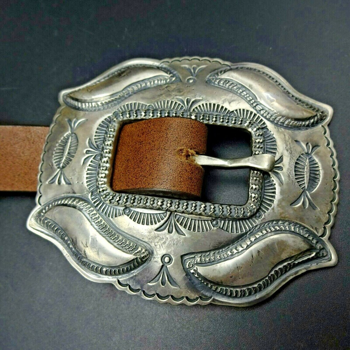 Geraldine Yazzie NAVAJO Handstamped Sterlingsilver 1st Phase Etsy