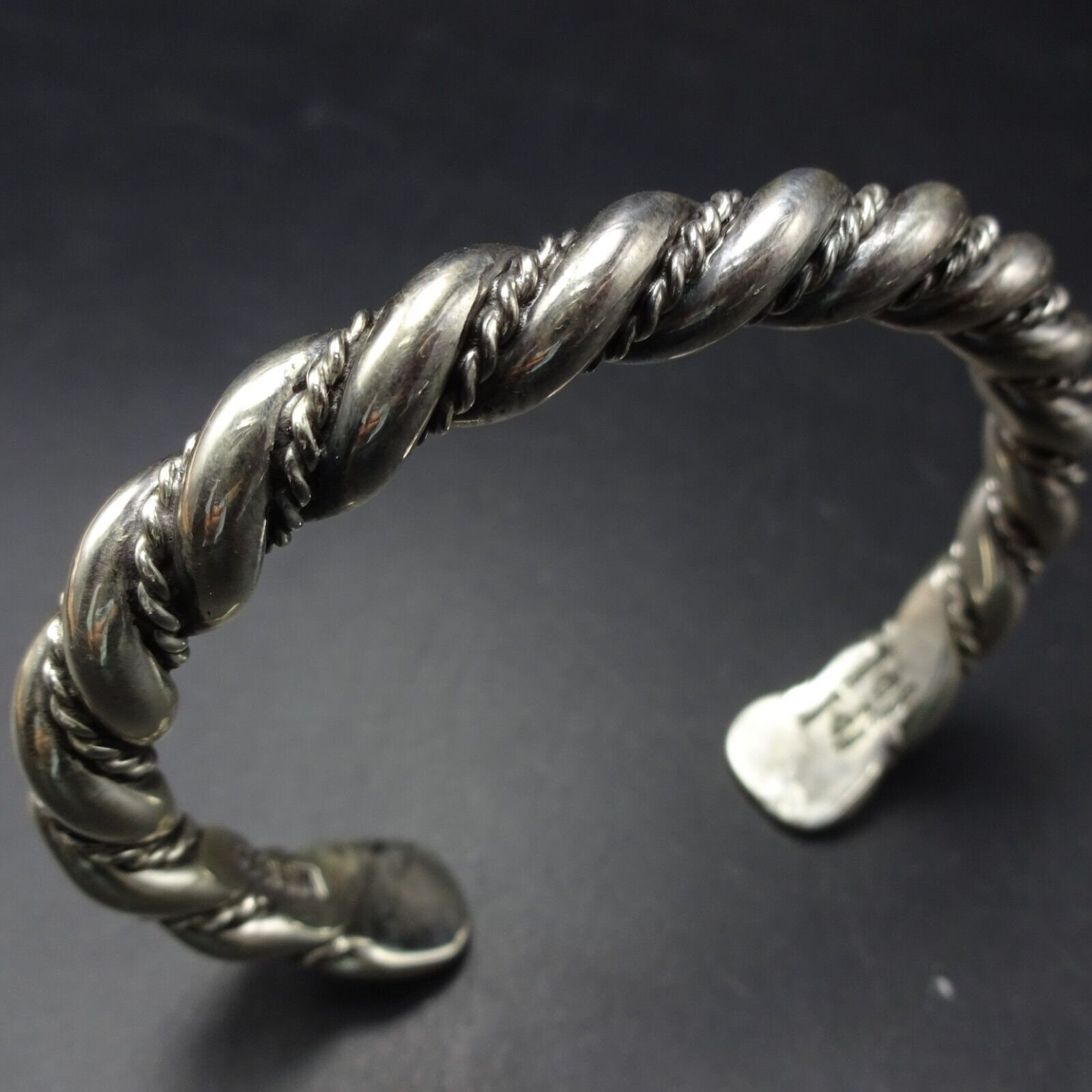 Heavy Important Vintage Native American Navajo Orville Tsinnie Sterling Silver Bracelet Old Heavy Important Vintage Native American Navajo Orville Tsinnie Sterling Silver Bracelet Old