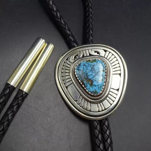 Navajo Leonard Nez 　ペンダントトップ Leonard Nez Navajo Handmade Sterling Silver Pendant Blue