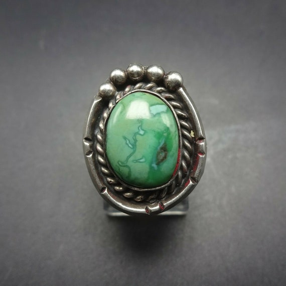 Classic Vintage Native American Navajo Carico Lake Turquoise Sterling Silver Earrings Classic Vintage Native American Navajo Carico Lake Turquoise Sterling Silver Earrings