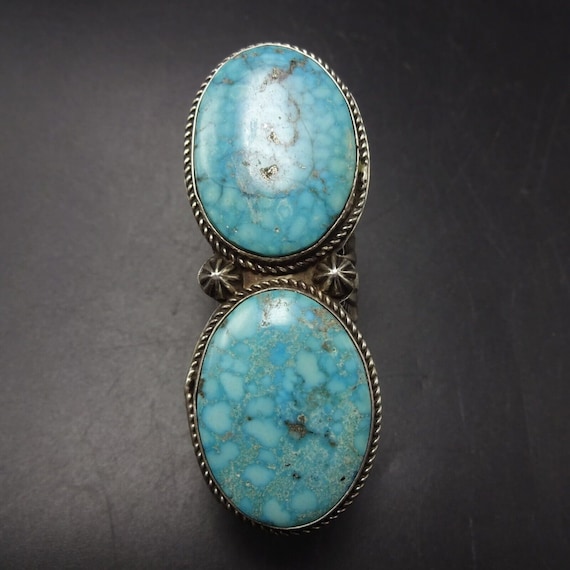 Quality Native American Navajo Freddie Maloney Kachina Turquoise Sterling Silver Bracelet Quality Native American Navajo Freddie Maloney Kachina Turquoise Sterling Silver Bracelet