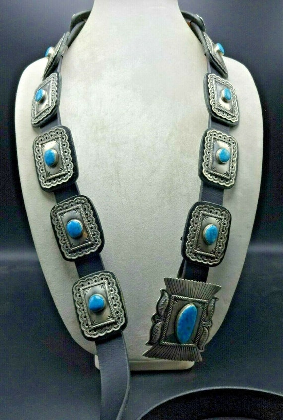 Geraldine Yazzie NAVAJO Sterling Silver KINGMAN Birds… Gem