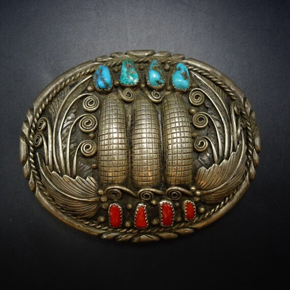 Incredible Rare Vintage Taos Turquoise Bobby Lujan Sterling Silver Ring Incredible Rare Vintage Taos Turquoise Bobby Lujan Sterling Silver Ring