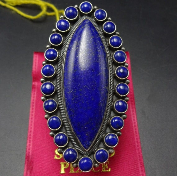 Gloria Begay Navajo Lapis Sterlng Silver Ring Native American Gloria Begay Navajo Lapis Sterlng Silver Ring Native American