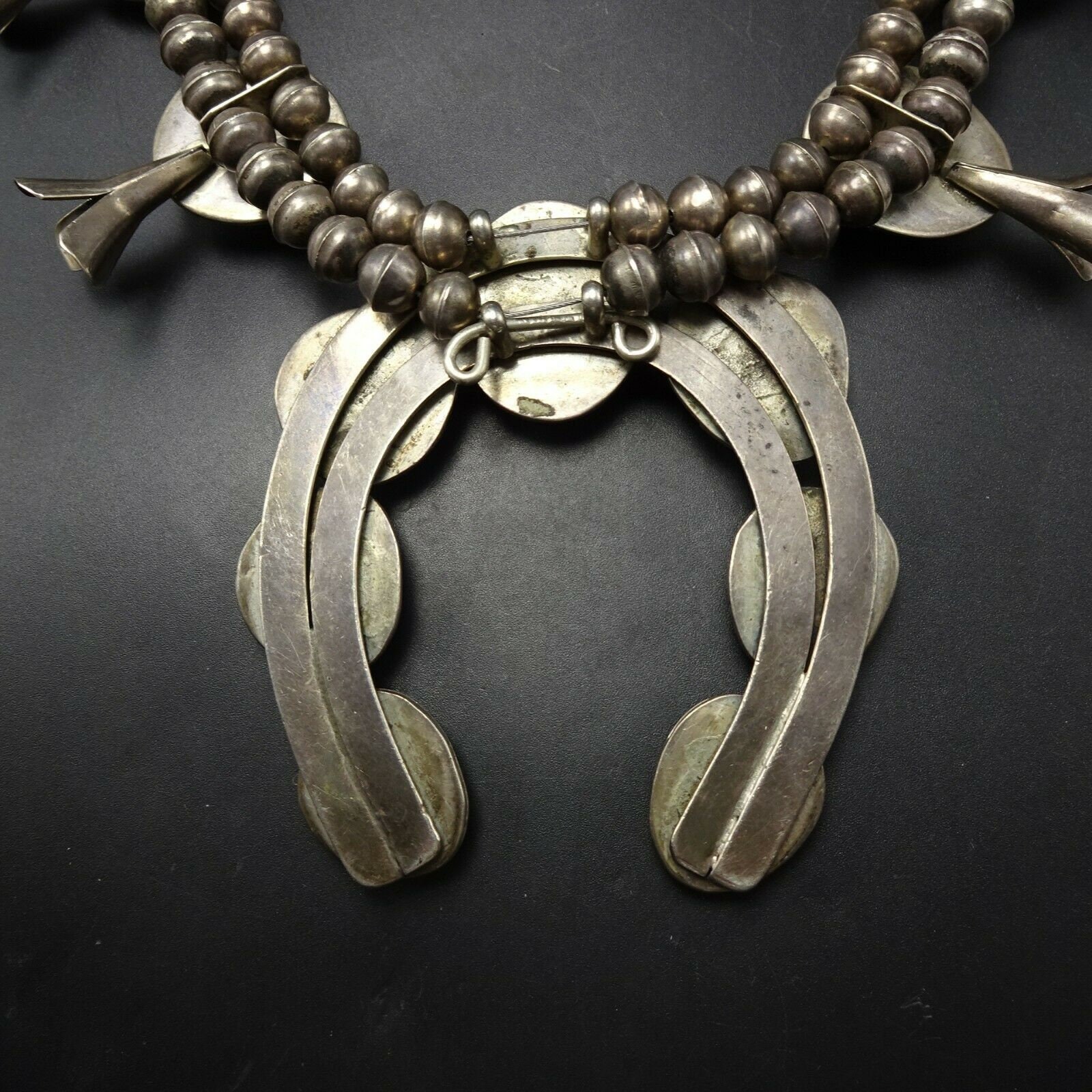 ヴィンテージ スカッシュブロッサムネックレス シルバー925 メキシコ製 ヴィンテージ スカッシュブロッサムネックレス シルバー925