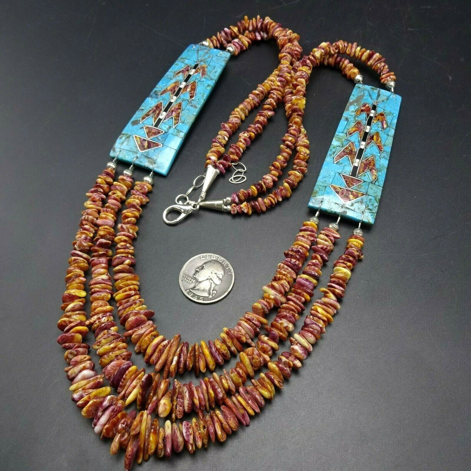 Native American Jewelry Important Santo Domingo Raymond Rosetta Turquoise Sterling Silver Necklace Native American Jewelry Important Santo Domingo Raymond Rosetta Turquoise Sterling Silver Necklace