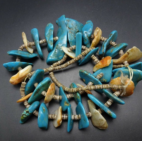 Orange Spiny Oyster Shell EASTER Blue TURQUOISE S… - image 9