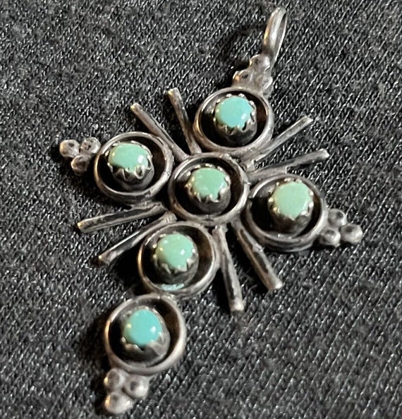 Lovely Vintage Sterling Silver TURQUOISE Petit Poi