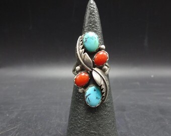 ヴィンテージ ミリアム・チュヤテ ターコイズ オールドレッド メッド