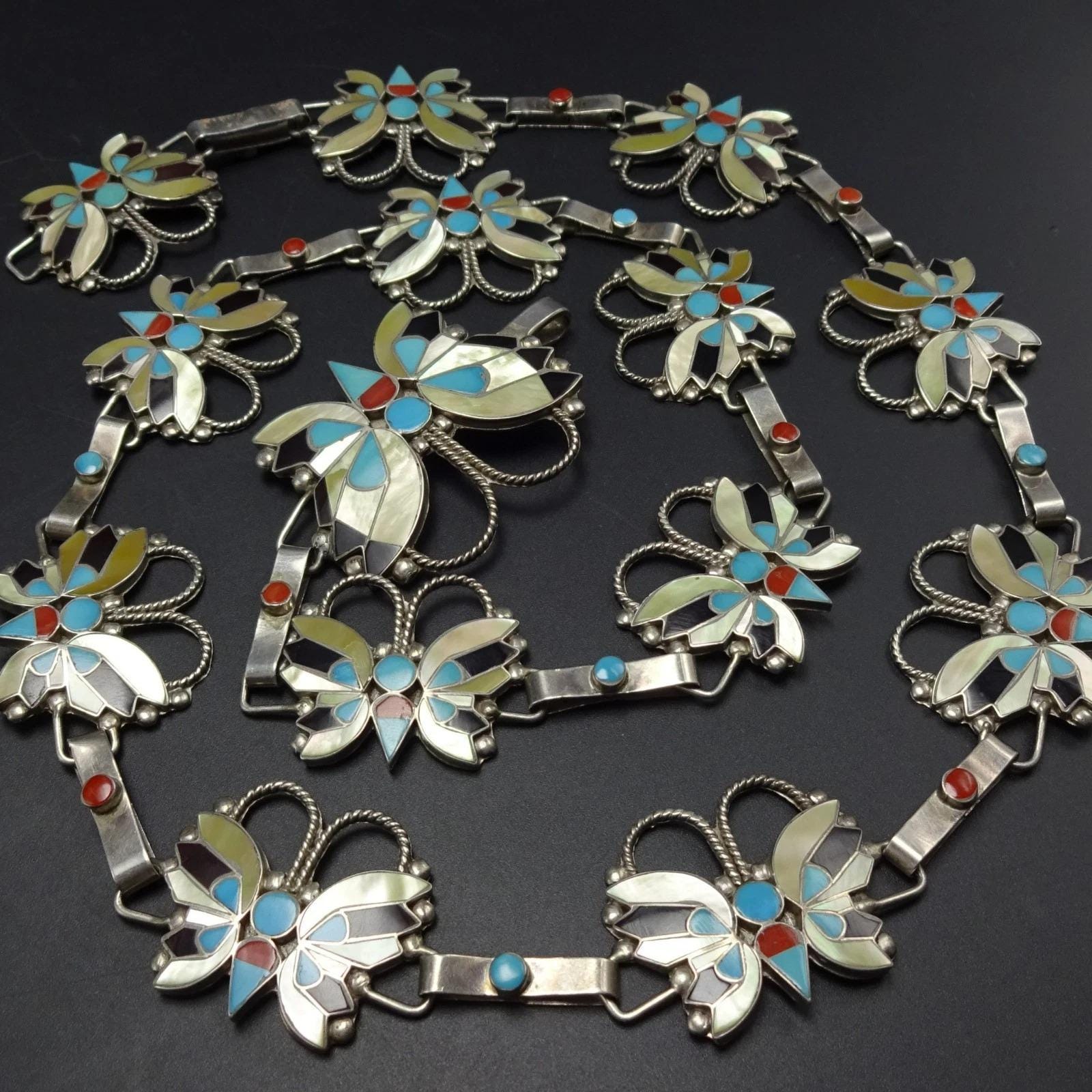 な*＊様 Vintage Zuni Rosina Wallace 刻印あり シル Vintage Zuni