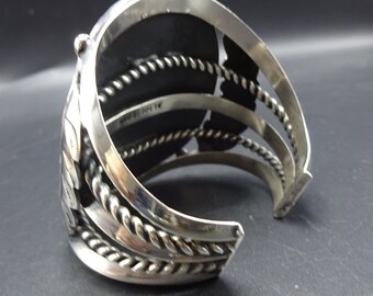 ALICE LONG Vintage Navajo Sterling Silver & TURQUOISE