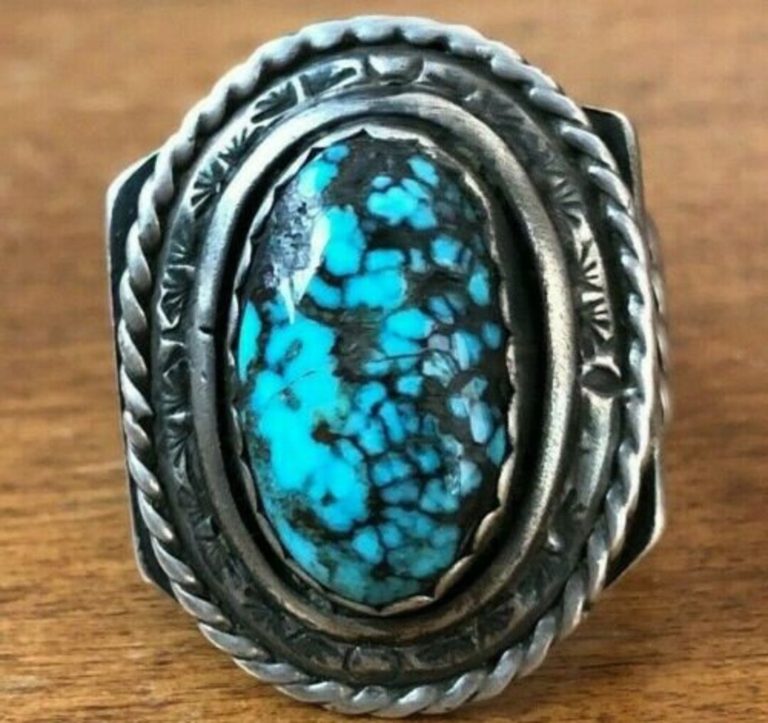 SILVER925 INDIAN TURQUOISE RING/シルバー/リング Amazon.com: Navajo Turquoise Ring .925 Silver Handmade