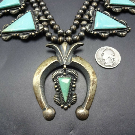 RARE Kirk Smith Navajo Sterling Silver Turquoise … - image 4