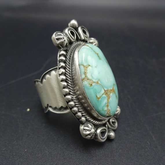 ELEGANT Boyd Ashley Navajo Sterling Silver Carico LAK… Gem