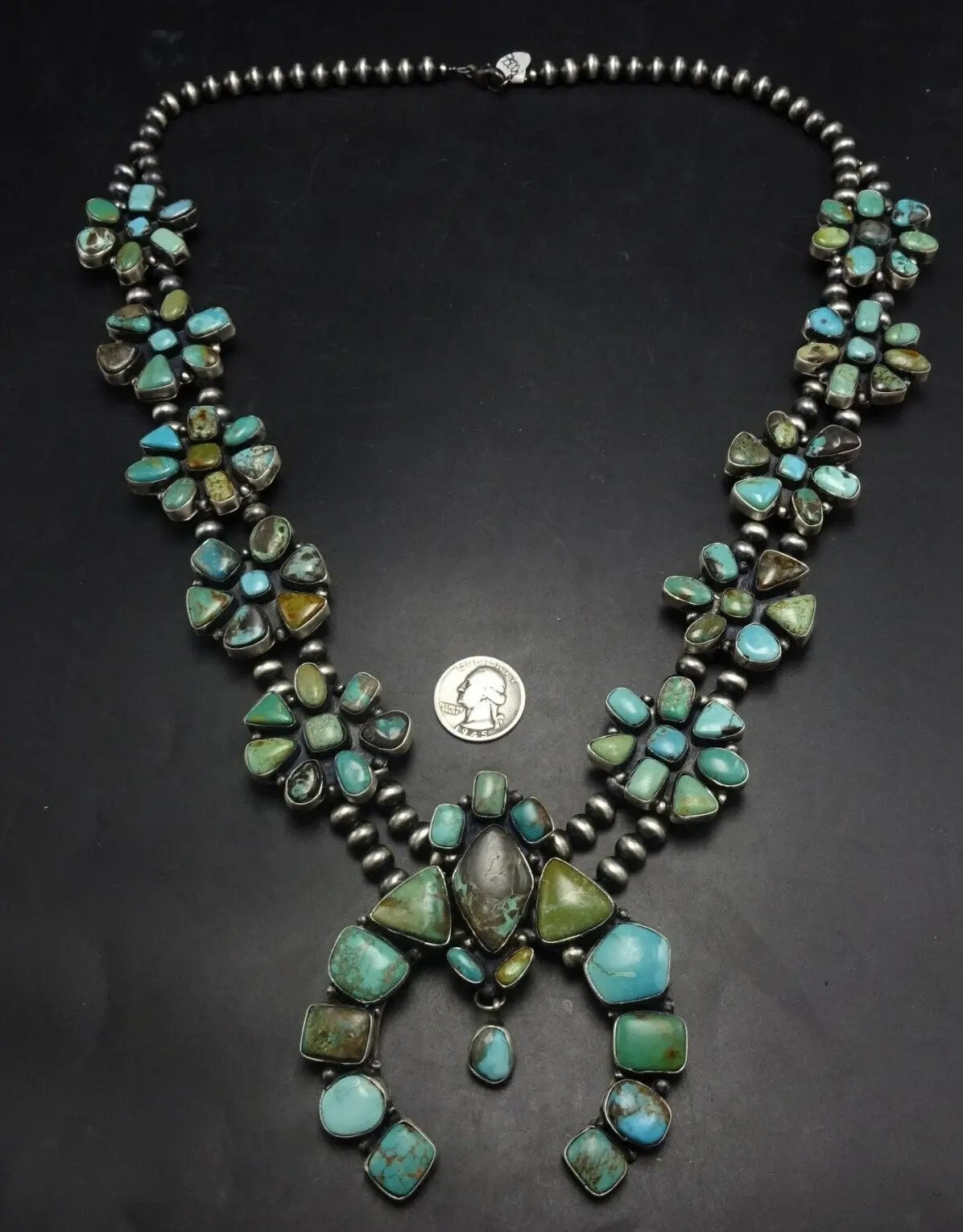 70s ヴィンテージ NAVAJO Ella Peter ターコイズ ネックレス Navajo Ella Peter - Etsy アクセサリー