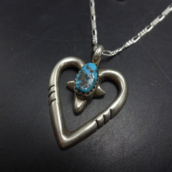 Rare Vintage Native American Navajo Mcginnis Turquoise Sterling Silver Squash Blossom Necklace Rare Vintage Native American Navajo Mcginnis Turquoise Sterling Silver Squash Blossom Necklace