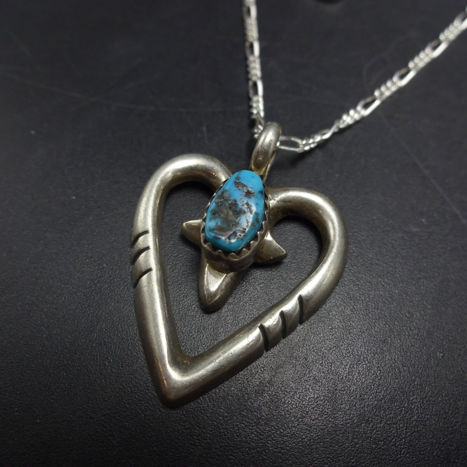 Rare Vintage Native American Navajo Mcginnis Turquoise Sterling Silver Squash Blossom Necklace Rare Vintage Native American Navajo Mcginnis Turquoise Sterling Silver Squash Blossom Necklace