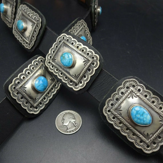 Geraldine Yazzie NAVAJO Sterling Silver KINGMAN Birds… Gem