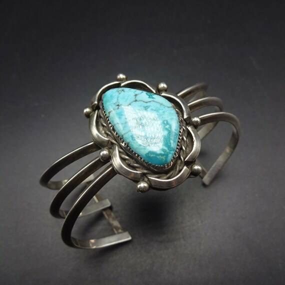 Lovely Vintage 1960s Sterling Silver and TURQUOIS… - image 4