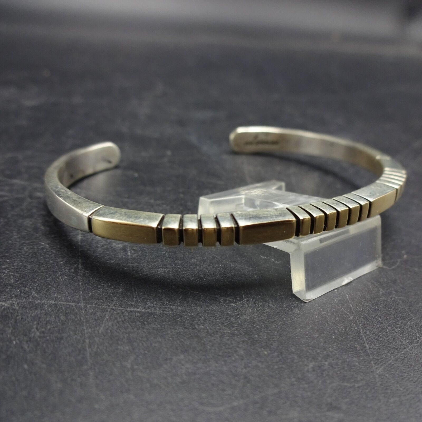 ジュリアン ネズ NAVAJO ナバホ シルバー 14K バングル