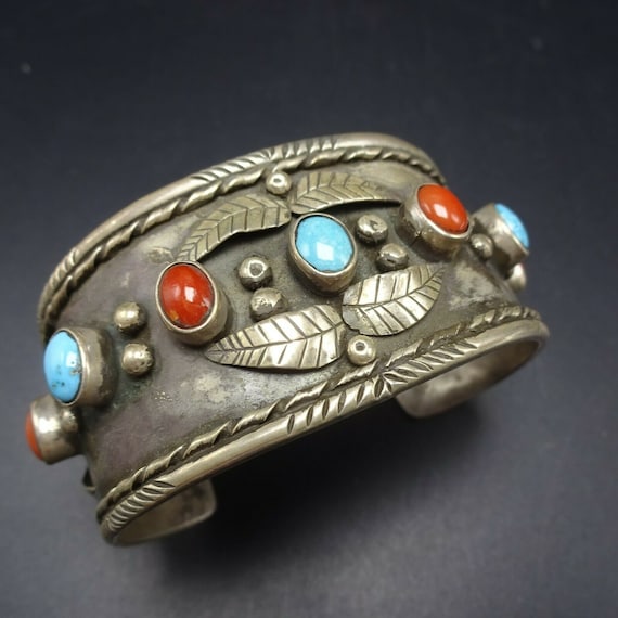 Eve Anderson Vintage Navajo Native American Sterling Silver Bracelet Old Eve Anderson Vintage Navajo Native American Sterling Silver Bracelet Old